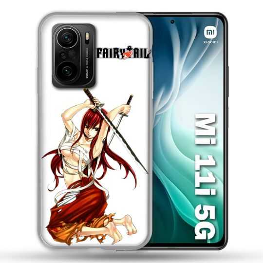 Coque Pour Xiaomi Mi 11i 5G Manga Fairy Tail Erza