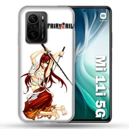 Coque Pour Xiaomi Mi 11i 5G Manga Fairy Tail Erza