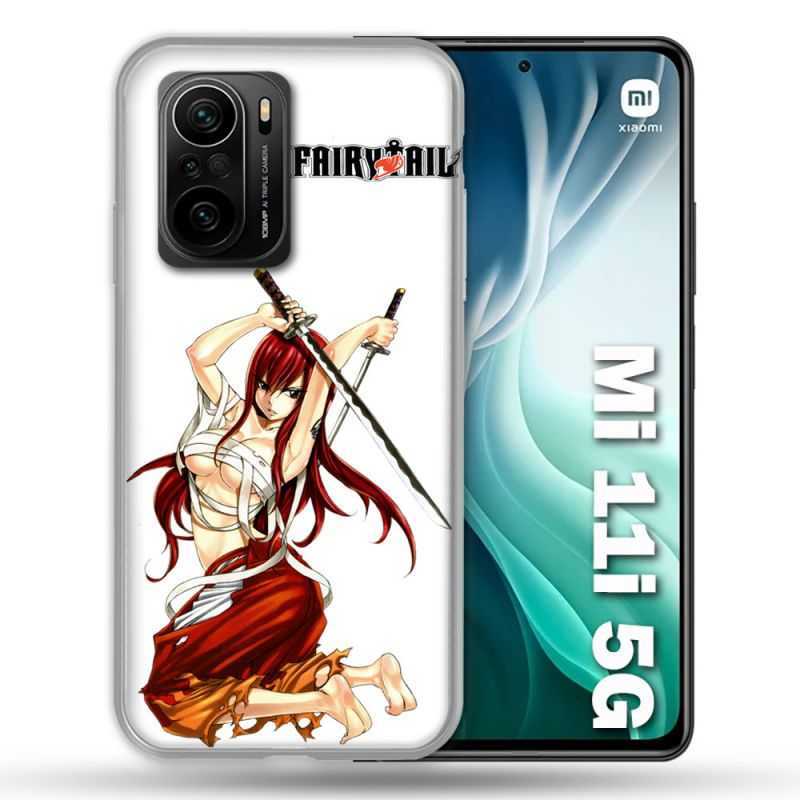 Coque Pour Xiaomi Mi 11i 5G Manga Fairy Tail Erza