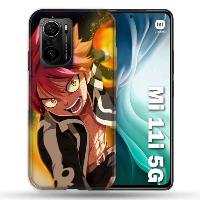 Coque Pour Xiaomi Mi 11i 5G Manga Fairy Tail Natsu