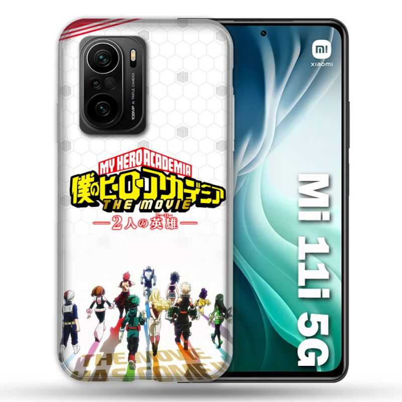 Coque Pour Xiaomi Mi 11i 5G Manga My Hero Academia Blanc