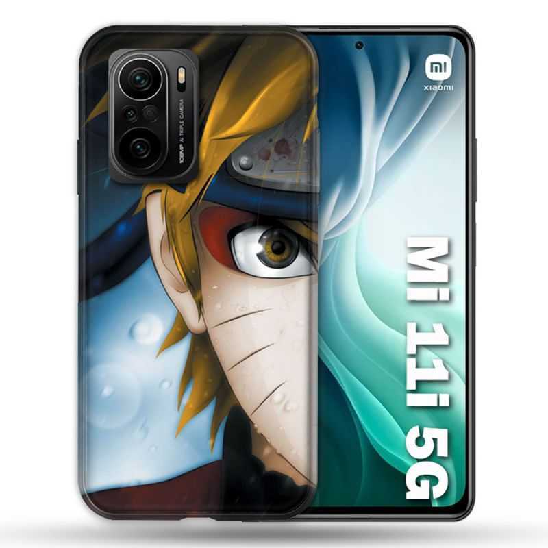 Coque Pour Xiaomi Mi 11i 5G Manga Naruto Blanc