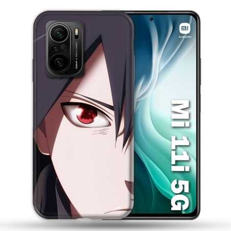 Coque Pour Xiaomi Mi 11i 5G Manga Naruto Sasuke visage