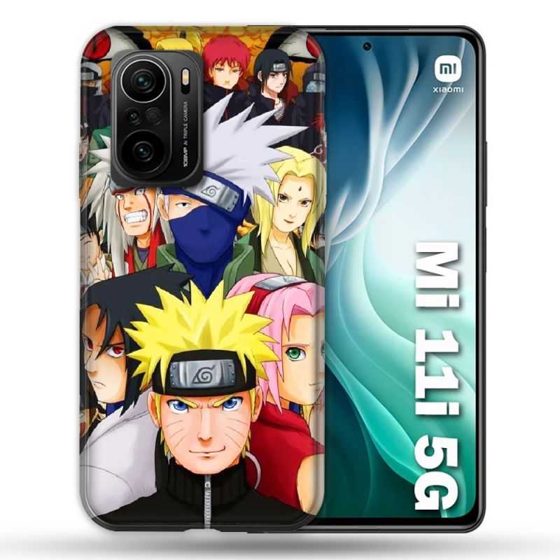 Coque Pour Xiaomi Mi 11i 5G Manga Naruto Team
