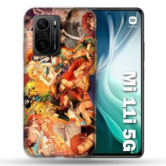 Coque Pour Xiaomi Mi 11i 5G Manga One Piece Nakama