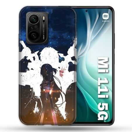 Coque Pour Xiaomi Mi 11i 5G Manga SAO sword Art Online Asuna