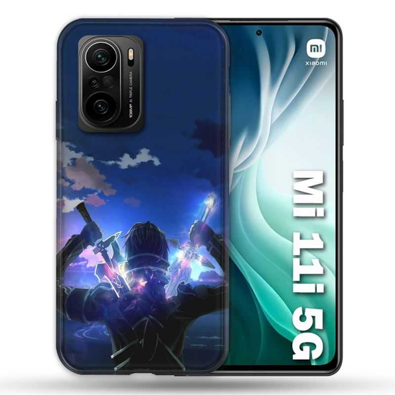 Coque Pour Xiaomi Mi 11i 5G Manga SAO sword Art Online Epee