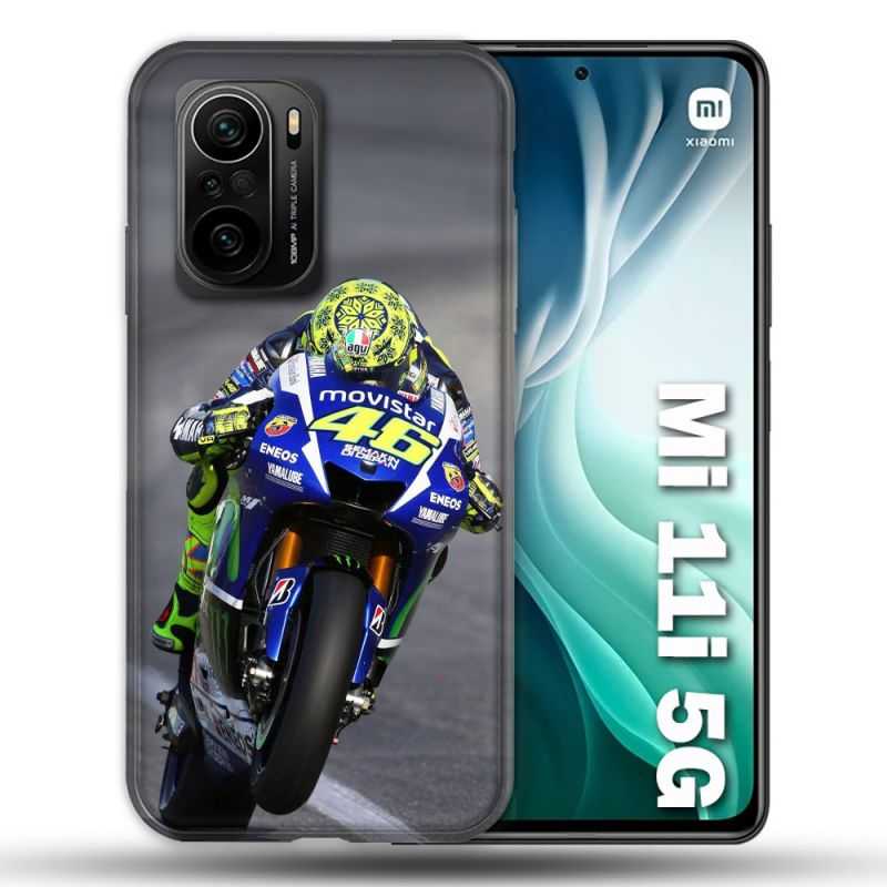Coque Pour Xiaomi Mi 11i 5G Moto Course GP Wheeling 46