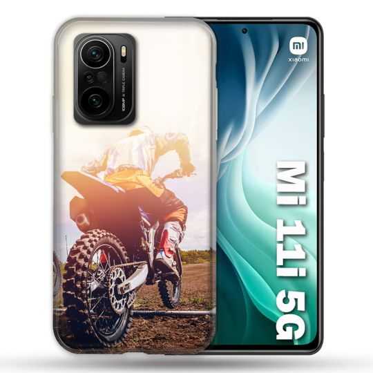 Coque Pour Xiaomi Mi 11i 5G Moto Cross Soleil