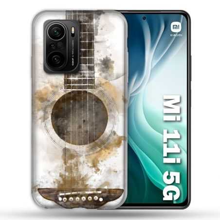 Coque Pour Xiaomi Mi 11i 5G Musique Guitare Tag