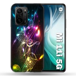 Coque Pour Xiaomi Mi 11i 5G Musique Partition Multicolore
