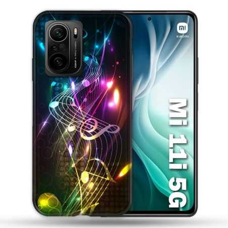 Coque Pour Xiaomi Mi 11i 5G Musique Partition Multicolore