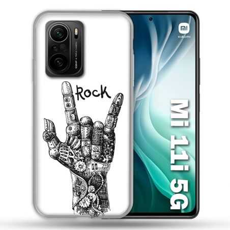 Coque Pour Xiaomi Mi 11i 5G Musique Rock Main