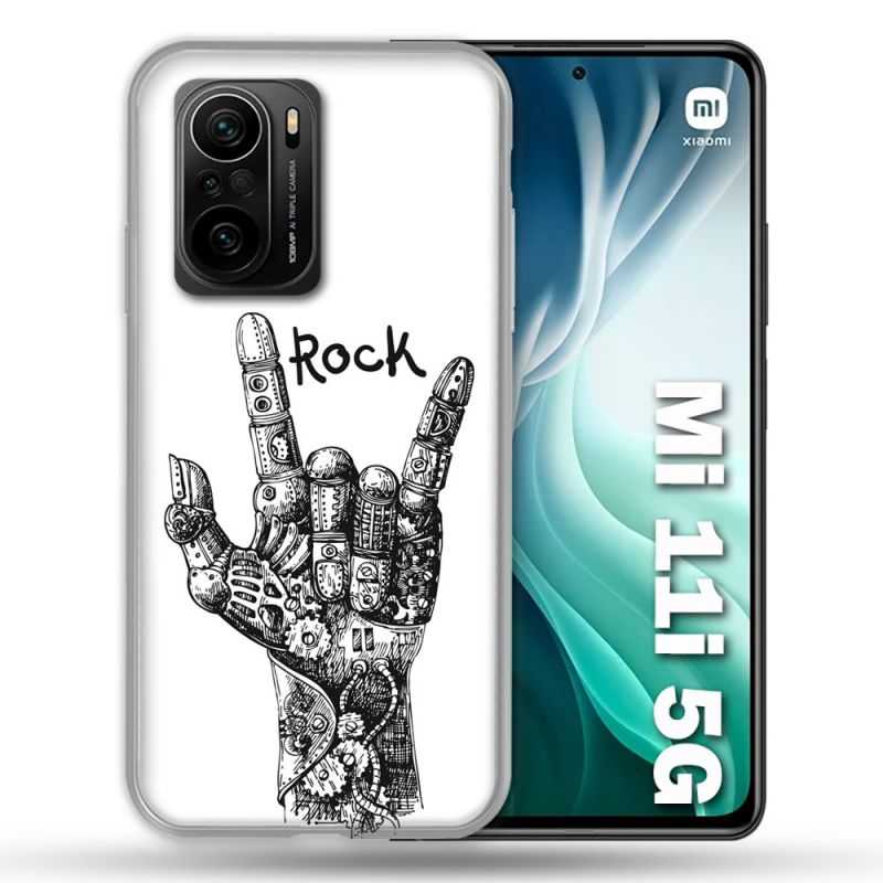 Coque Pour Xiaomi Mi 11i 5G Musique Rock Main