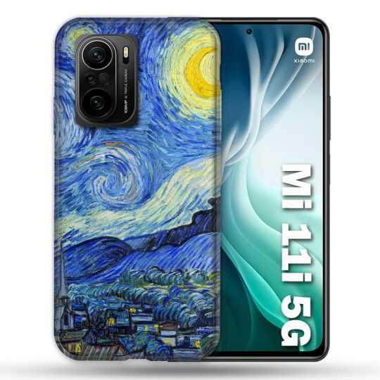 Coque Pour Xiaomi Mi 11i 5G Peinture La nuit étoilée