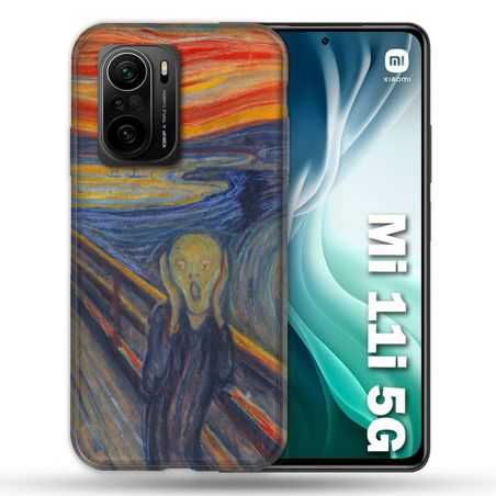 Coque Pour Xiaomi Mi 11i 5G Peinture Le Cri
