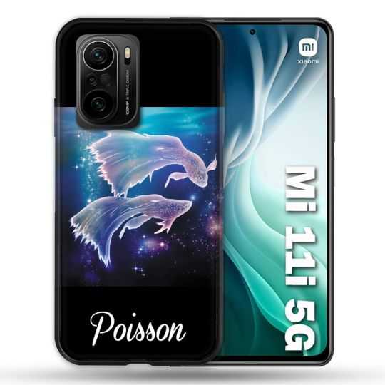 Coque Pour Xiaomi Mi 11i 5G Signe Zodiaque 2 Poisson