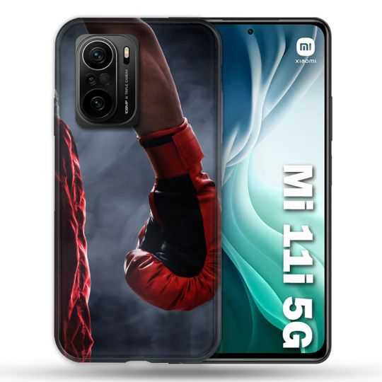 Coque Pour Xiaomi Mi 11i 5G Sport Boxe Gant Rouge