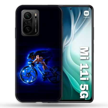 Coque Pour Xiaomi Mi 11i 5G Sport Cyclisme Bleu