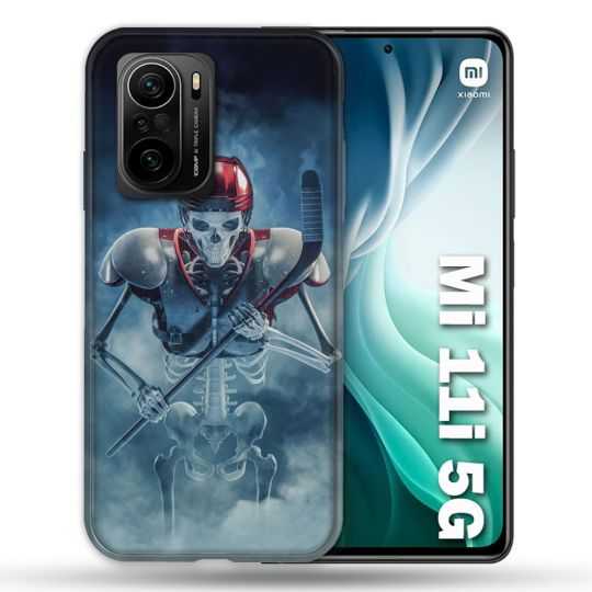 Coque Pour Xiaomi Mi 11i 5G Sport Hockey Squelette