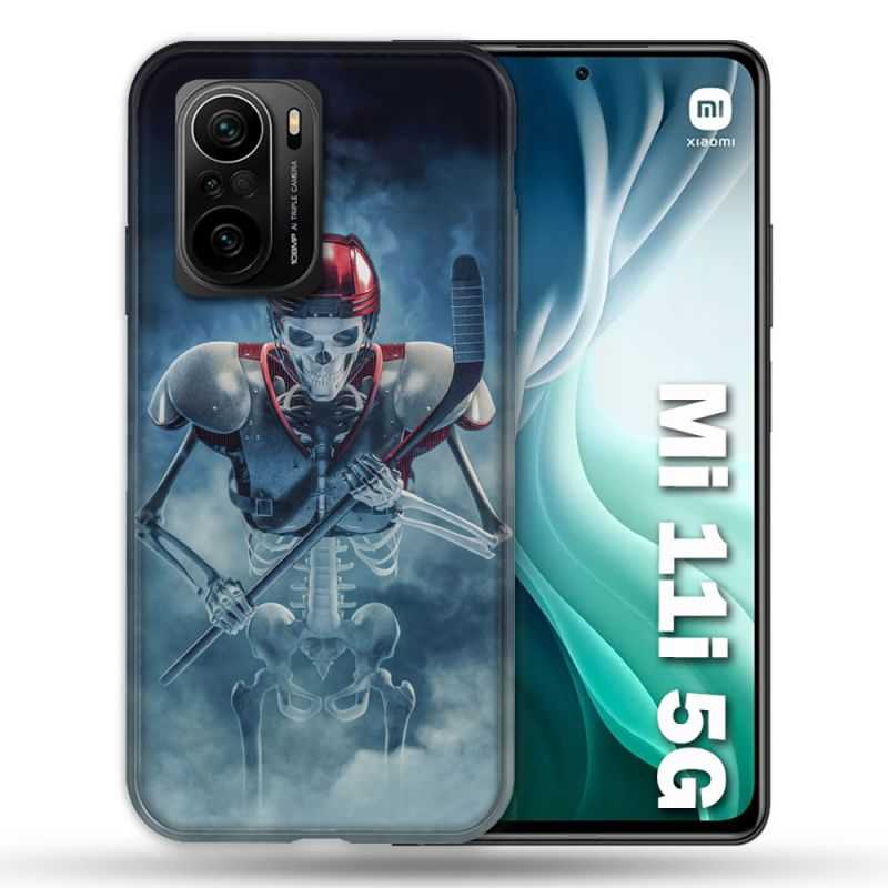 Coque Pour Xiaomi Mi 11i 5G Sport Hockey Squelette