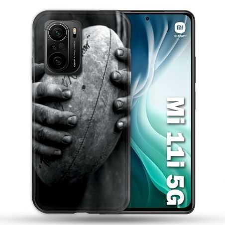 Coque Pour Xiaomi Mi 11i 5G Sport Rugby Ballon Vintage