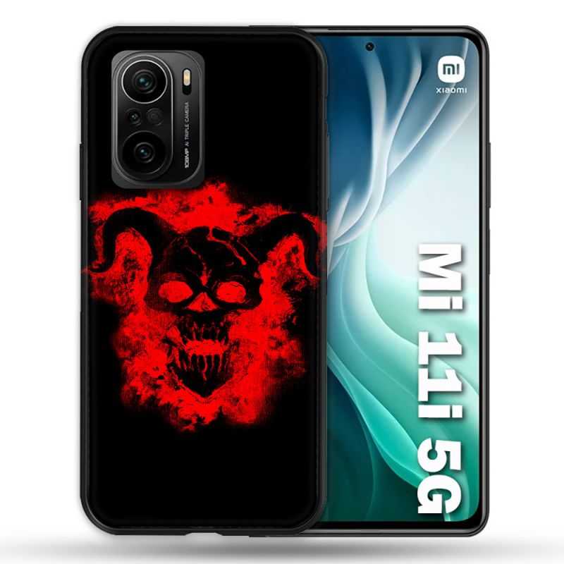 Coque Pour Xiaomi Mi 11i 5G Tete de Mort Diable