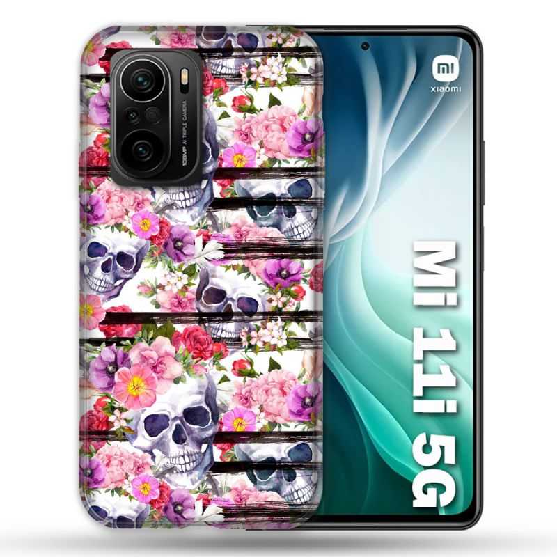 Coque Pour Xiaomi Mi 11i 5G Tete de Mort Pattern