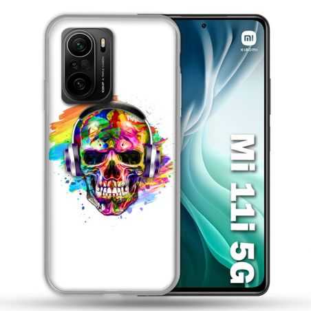 Coque Pour Xiaomi Mi 11i 5G Tete de Mort Tag