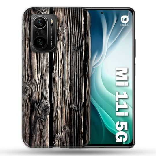 Coque Pour Xiaomi Mi 11i 5G Texture Bois