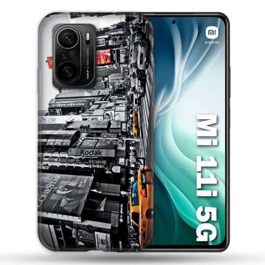 Coque Pour Xiaomi Mi 11i 5G Voyage Amerique USA New York Taxi