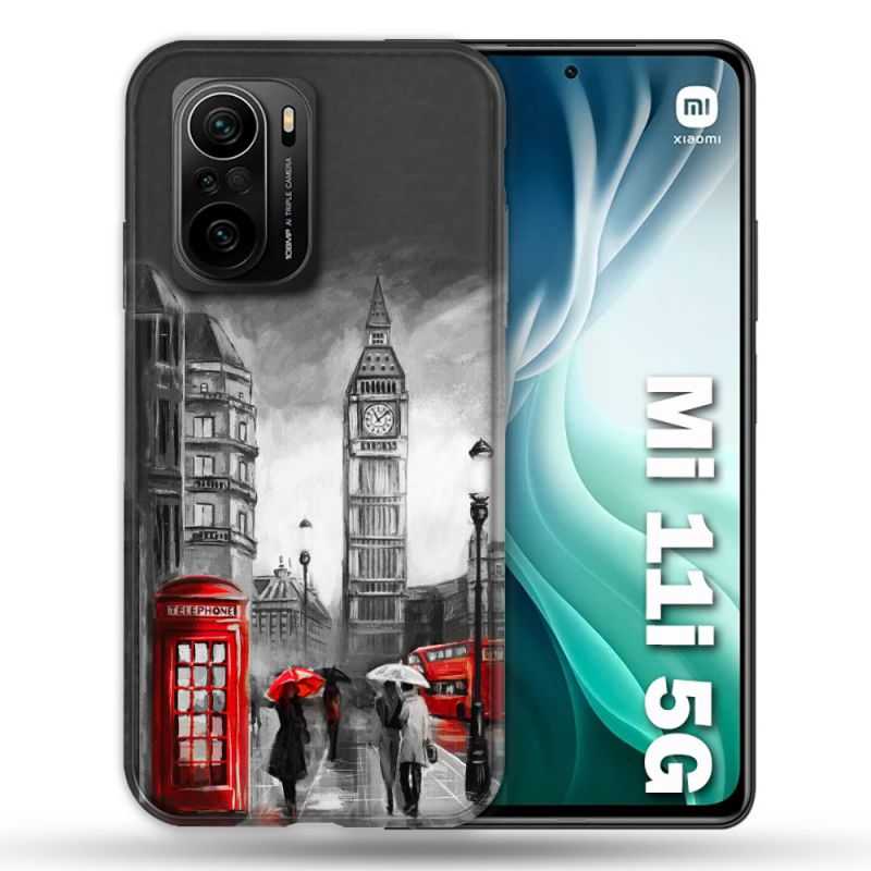 Coque Pour Xiaomi Mi 11i 5G Voyage Angleterre Londres Vintage