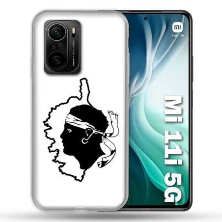 Coque Pour Xiaomi Mi 11i 5G Voyage Corse Blanc