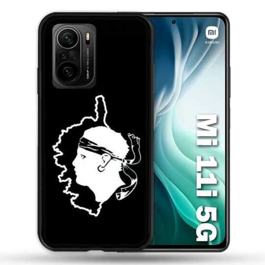 Coque Pour Xiaomi Mi 11i 5G Voyage Corse Noir