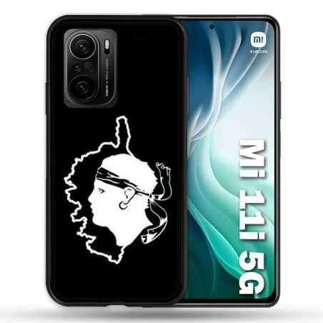 Coque Pour Xiaomi Mi 11i 5G Voyage Corse Noir