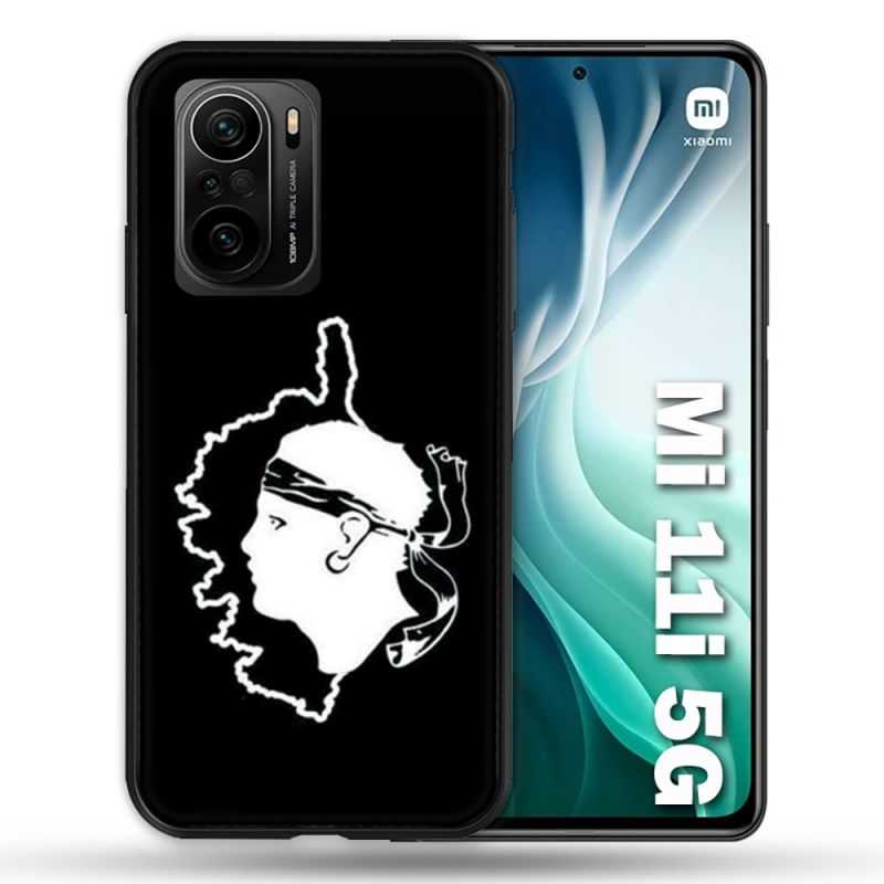 Coque Pour Xiaomi Mi 11i 5G Voyage Corse Noir