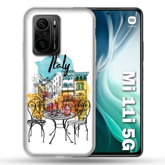 Coque Pour Xiaomi Mi 11i 5G Voyage Italie Vintage
