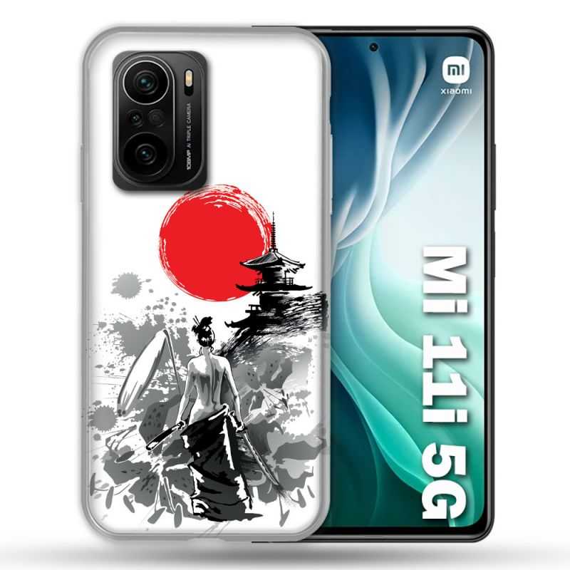 Coque Pour Xiaomi Mi 11i 5G Voyage Japon Femme