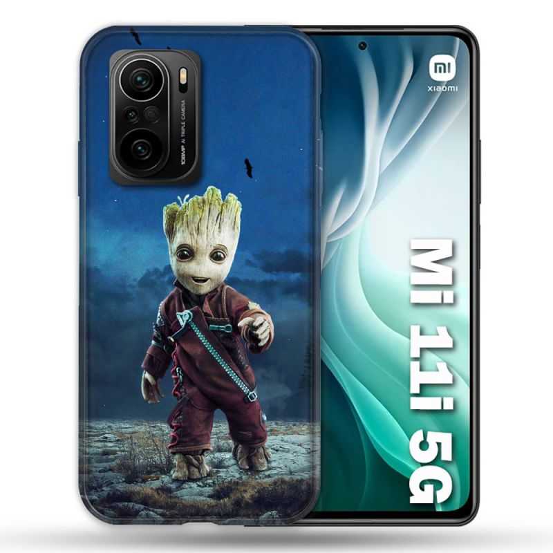 Coque Pour Xiaomi Mi 11i 5G Groot Bleu