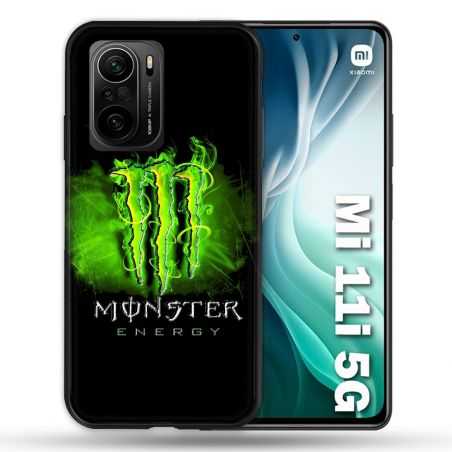 Coque Pour Xiaomi Mi 11i 5G Monster Energy Vert