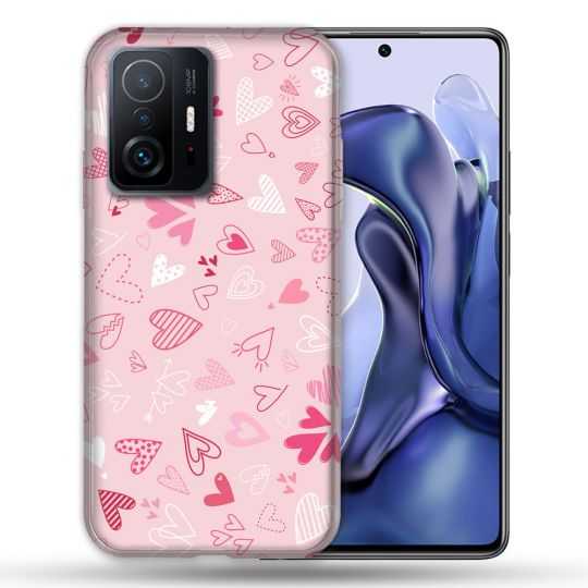 Coque Pour Xiaomi 11T / 11T Pro Amour Ptis Coeurs