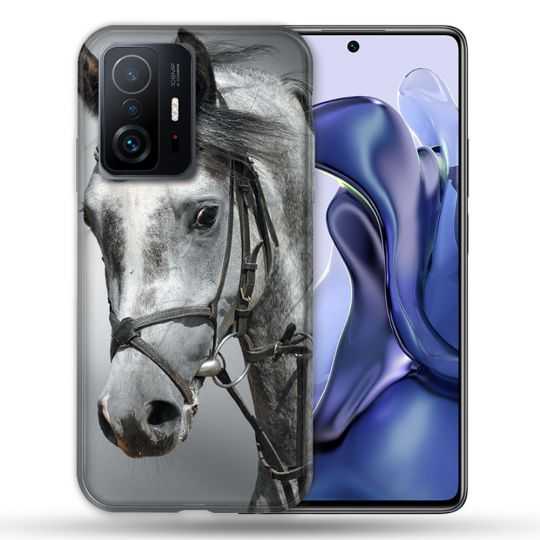 Coque Pour Xiaomi 11T / 11T Pro Animal Cheval Blanc