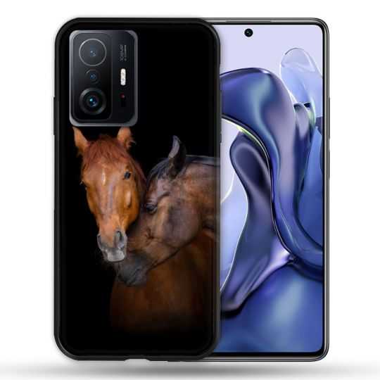 Coque Pour Xiaomi 11T / 11T Pro Animal Cheval Marron