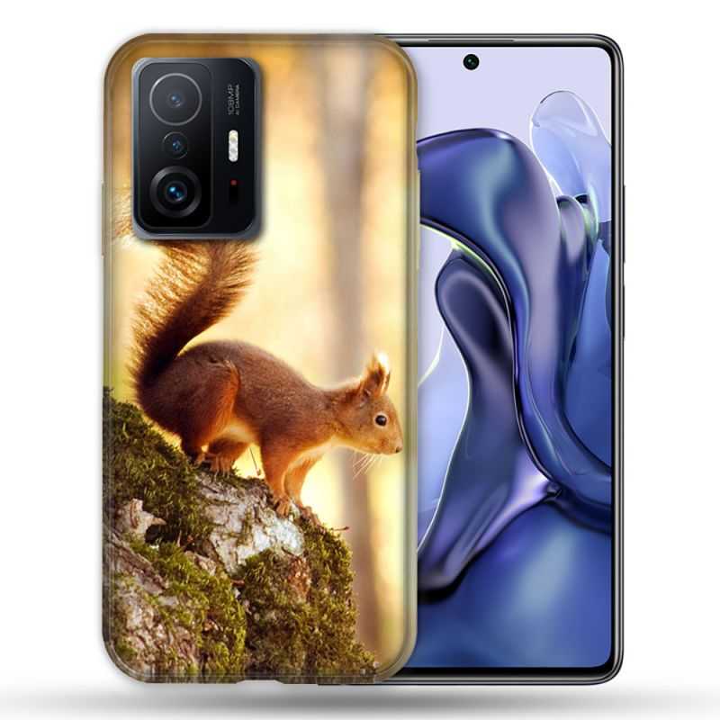 Coque Pour Xiaomi 11T / 11T Pro Animal Ecureuil Bois