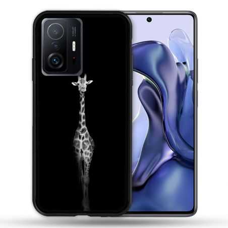 Coque Pour Xiaomi 11T / 11T Pro Animal Girafe Noire