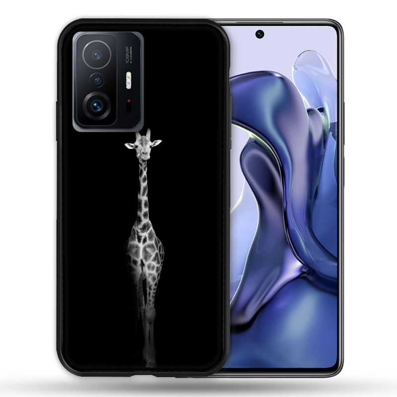 Coque Pour Xiaomi 11T / 11T Pro Animal Girafe Noire