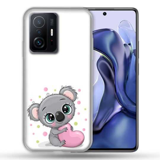 Coque Pour Xiaomi 11T / 11T Pro Animal Koala Cœur