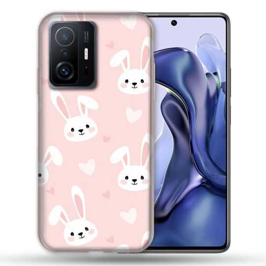Coque Pour Xiaomi 11T / 11T Pro Animal Lapin Rose