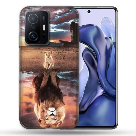 Coque Pour Xiaomi 11T / 11T Pro Animal Lion Reflet