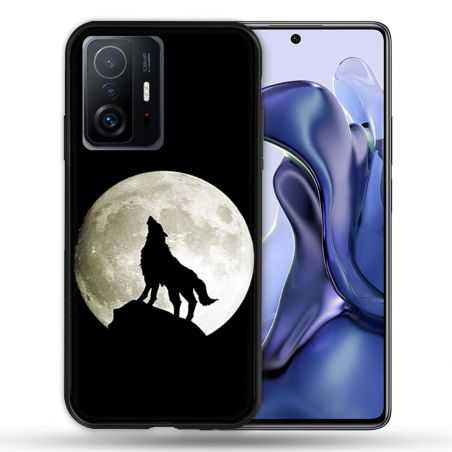 Coque Pour Xiaomi 11T / 11T Pro Animal Loup Noir